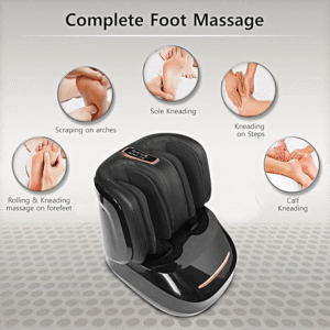 Calf, Foot and Leg Massager Machine for Home | Pain Relief Massager with Therapeutic Heating Mode | Multiple Intensity Massage Mode, Rolling, Kneading & Shiatsu - Improve Blood Circulation