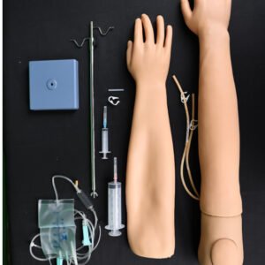 Adult Human Multi-Functional IV Training Arm Mannequin Model | Life Like Manikin shows 8 veins Perfect Tool for Drug Administration, Injection, Infusion & phlebotomise