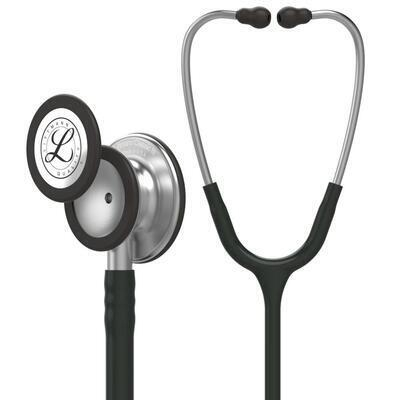 Littmann® Classic III™ Stethoscope 5620 Standard-Finish Chestpiece Black Tube 27 in