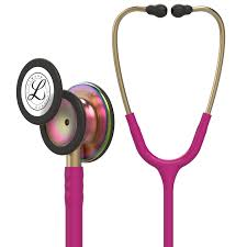 Littmann® Classic III™ Stethoscope 5806 Rainbow-Finish Raspberry Tube 27 in