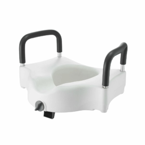 Toilet Seat Elevated Riser With Arm Rests