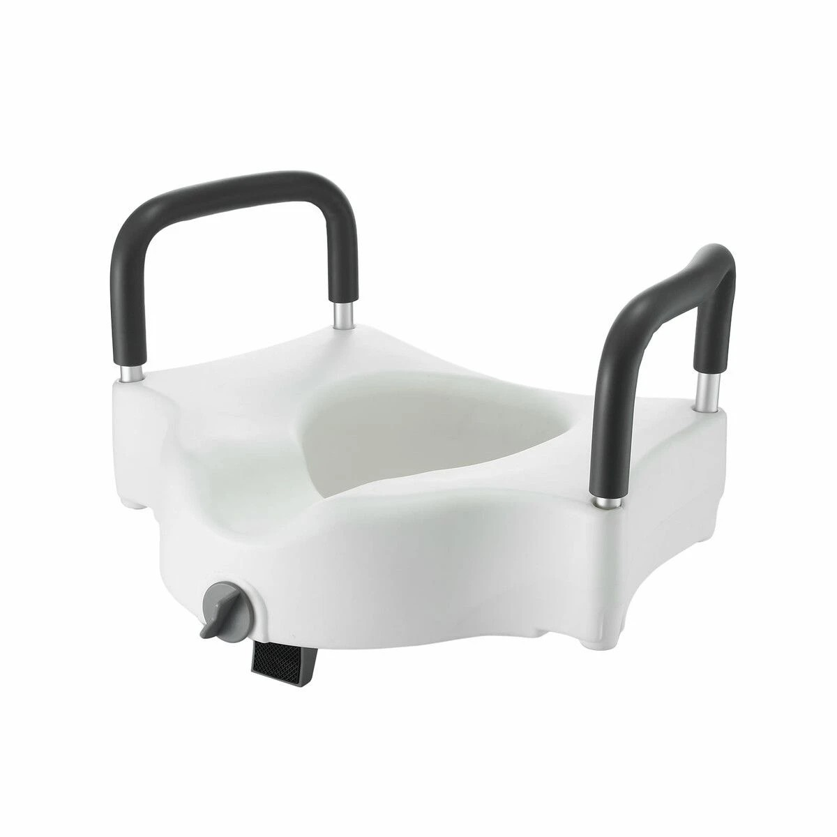 Toilet Seat Elevated Riser With Arm Rests